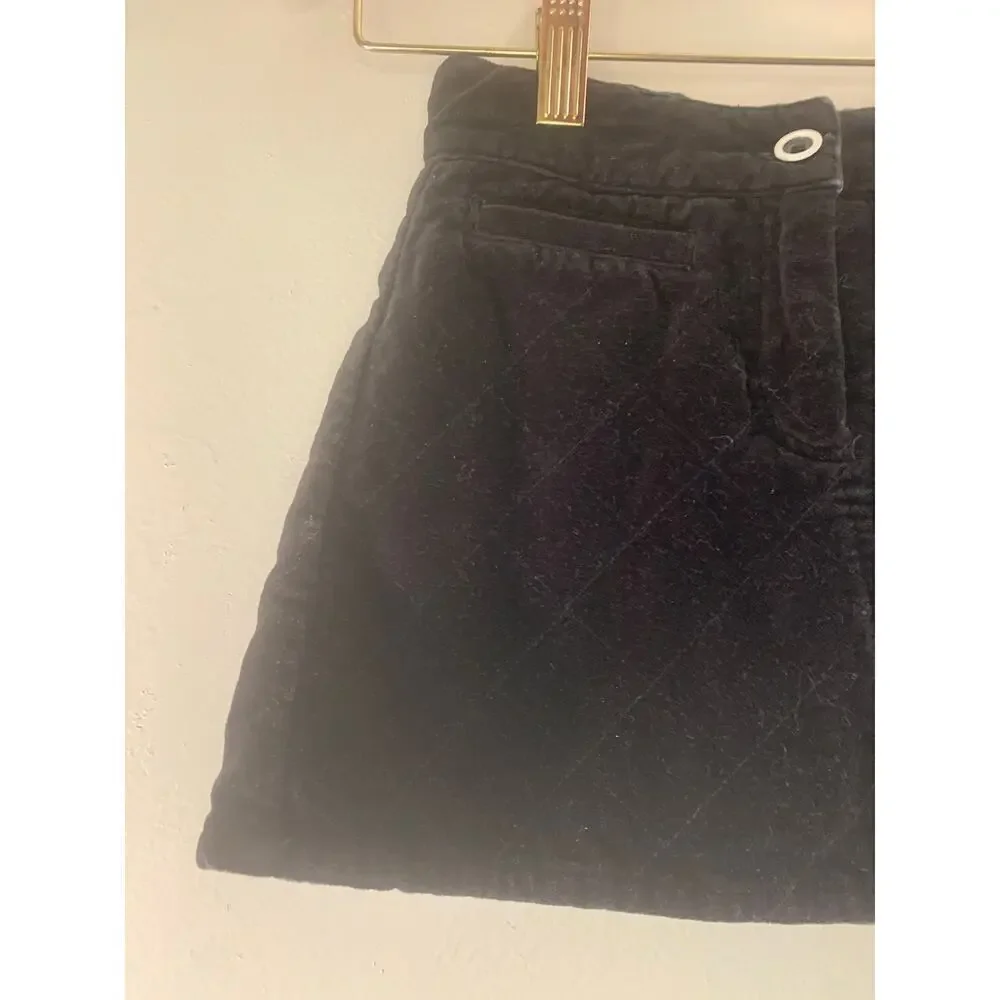 GYMBOREE Girl’s Tre Chic Quilted Velvet Skort / Size: 5